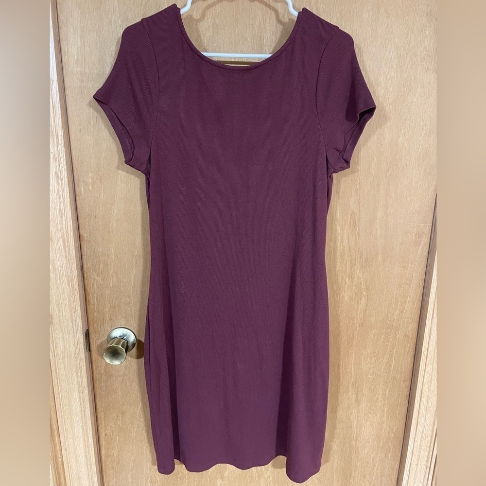 BODEN- Low-Back Rib Jersey Mini Dress